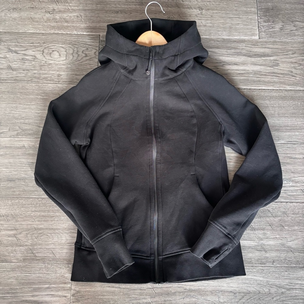 lululemon Black Full Zip Hoodie – Size 8